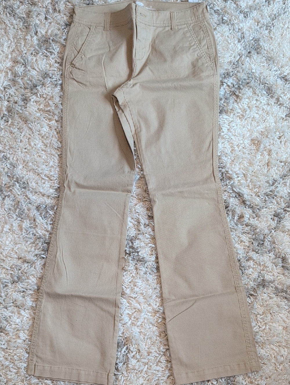 Old Navy Women's Tan Wide Leg Jeans, Size 6 NWT